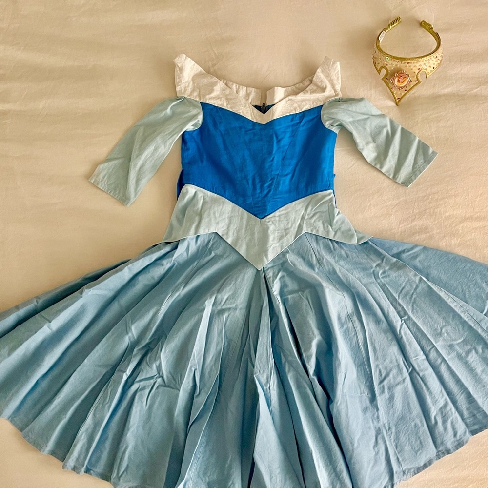Blue Aurora Princess Costume